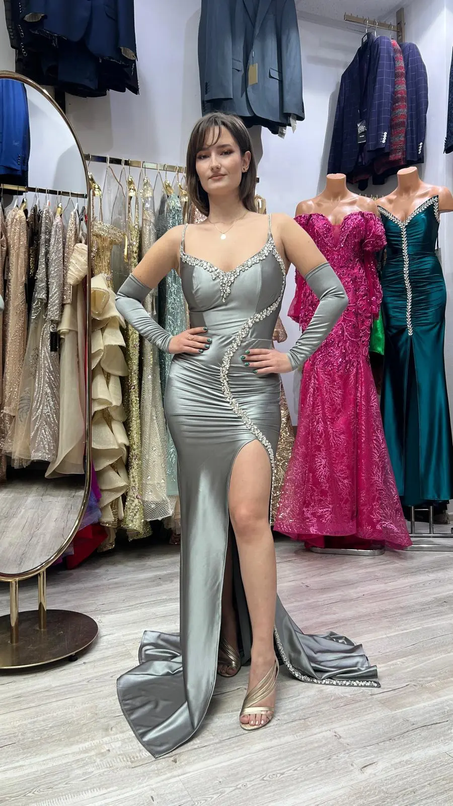 Sophia — Rochie de seară lungă - Rochie elegantă Mady Boutique Timișoara